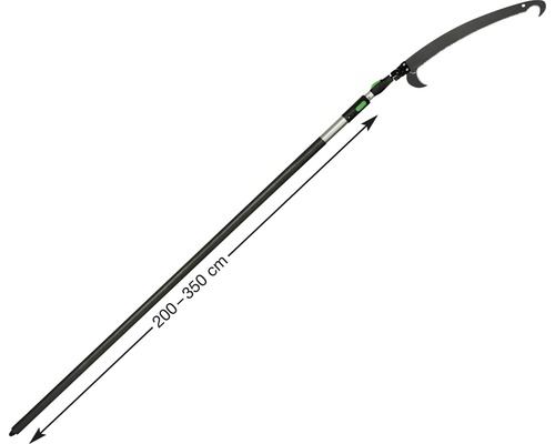 Teleskop- Stangensäge FREUND Profi mit Sägeblatt 200 cm - 350 cm Astsäge mit Teleskopstiel, Länge 200 bis 350 Zentimeter