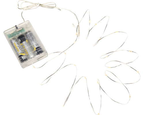 Batteriebetriebene Lichterkette mit warmweißen Lichtern