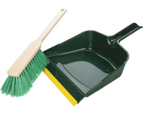 Kehrgarnitur mit Handfeger und Kehrblech