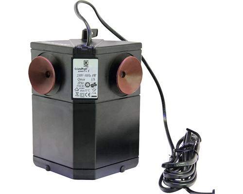 Aquarienpumpe für den Innenbereich mit Saugnäpfen zur Befestigung