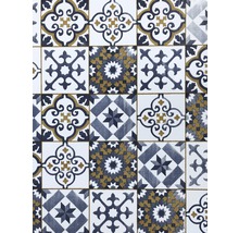 Bodenschutzmatte Vintage Floor Tile Antique blau beige 40x65 cm