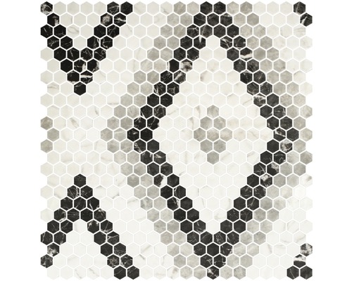 Poolmosaik Hexagon Pattern 11, 58x60,3cm 4-er Dekor