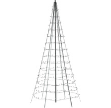 Konischer Weihnachtsbaum mit Lichtern zur Dekoration