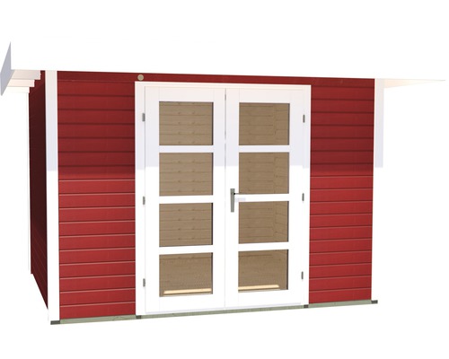 Holzgartenhaus mit Doppeltür