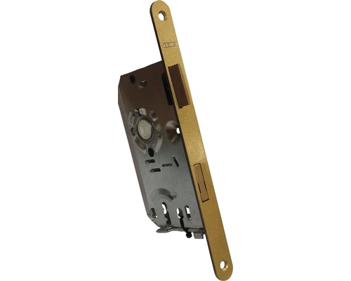 Einsteckschloss Abus links gold ES BB L G 55/72/20 mm DIN Falz ABUS Einsteckschloss für Innentüren