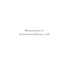 Weihnachtskarte Standardausführung