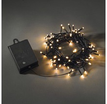 Batteriebetriebene Lichterkette mit warmweißen LED Lampen