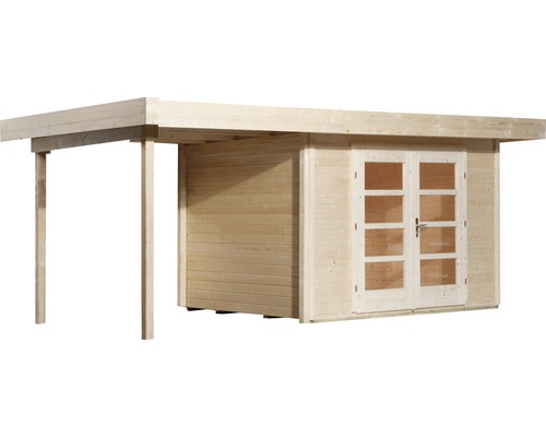 Holzgartenhaus mit Doppeltür