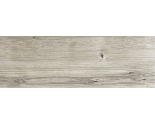 FLAIRSTONE Feinsteinzeug Terrassenplatte Wood Light Grey rektifizierte Kante 120 cm x 40 cm x 2 cm Fliese in Holzoptik