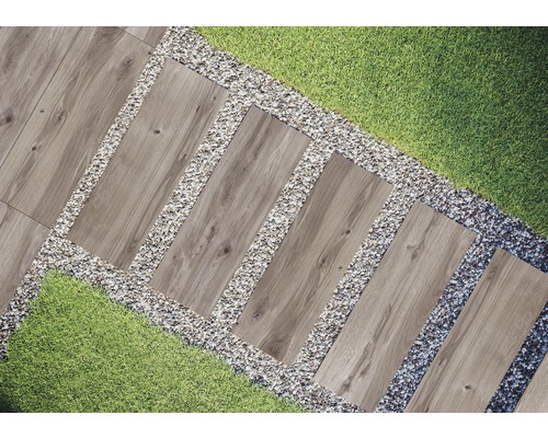 FLAIRSTONE Feinsteinzeug Terrassenplatte Wood Mocca rektifizierte Kante 120 x 40 x 2 cm FLAIRSTONE Feinsteinzeug Terrassenplatte Wood Mocca rektifizierte Kante 120 x 40 x 2 cm