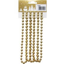 Goldene Perlenkette zur Dekoration