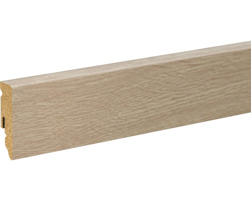 SKANDOR Sockelleiste Arlington Eiche FU60L 15 x 58 x 1200 mm Fußleiste aus Holz mit Holzmaserung