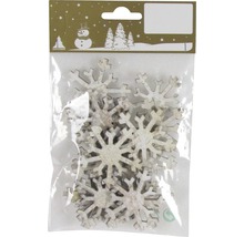 Packung Holzschneeflocken zur Dekoration