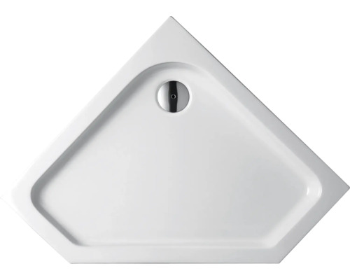 Eckige Duschwanne mit Ablauf