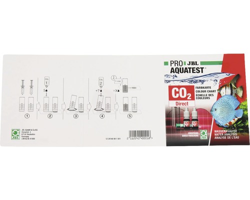Pro JBL Aquatest CO2 Direct Wassertest zur Wasseranalyse