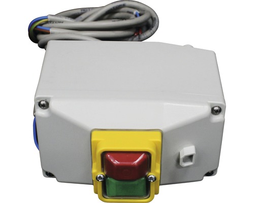 Ein/Aus-Schalter in einem Gehäuse mit Kabel