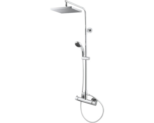 Duschsäule Breuer Aquamaxx 310 mit Thermostat Kopfbrause eckig Duschsäule mit Kopf- und Handbrause
