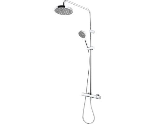 Duschsäule inkl. Thermostat Breuer Aquamaxx 330 chrom 9260008000099 Duschsystem mit Kopfbrause, Handbrause und Thermostatarmatur