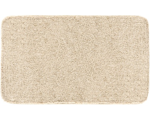 Badteppich Grund Melange 70 x 120 cm beige