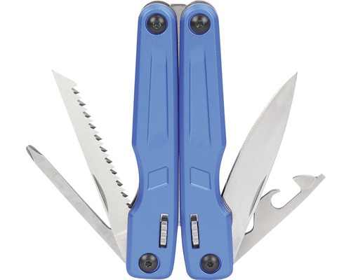 Multifunktionswerkzeug mit blauem Griff