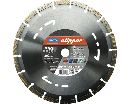 Norton Clipper Diamantscheibe Pro 4x4 Explorer Ø 350x20 mm