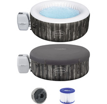 Aufblasbarer Lay-Z-Spa Whirlpool mit Wasser, Abdeckung, Pumpe und Filter