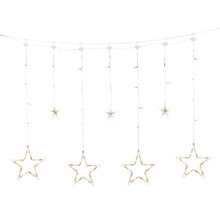 Sternen-Lichterkette mit LED-Beleuchtung zur Dekoration