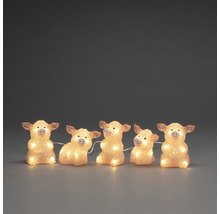 Lichterkette mit Schweinmotiv