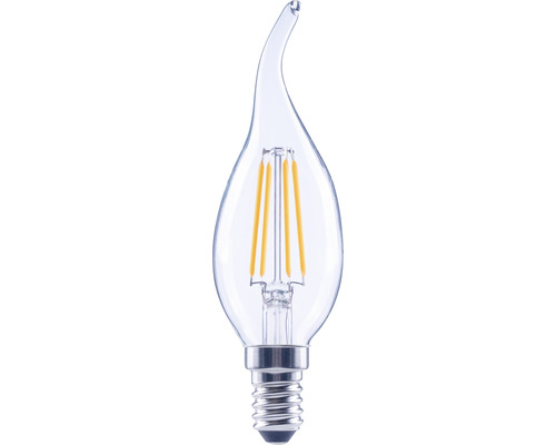 FLAIR LED Kerzenlampe dimmbar CL35 E14/2,2W(25W) 250 lm 2700 K warmweiß klar Windstoß Kerzenlampe