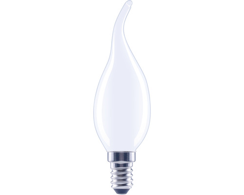 FLAIR LED Kerzenlampe dimmbar CL35 E14/4W(40W) 470 lm 2700 K warmweiß matt Windstoß Kerzenlampe