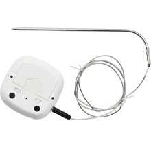 Tenneker® Digital Fleischthermometer Grillthermometer Küchenthermometer Ofenthermometer 7,3 x 7,3 x 2,5 cm ABS weiß-thumb-1