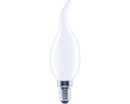 FLAIR LED Kerzenlampe dimmbar CL35 E14/6W(60W) 806 lm 2700 K warmweiß matt Windstoß Kerzenlampe