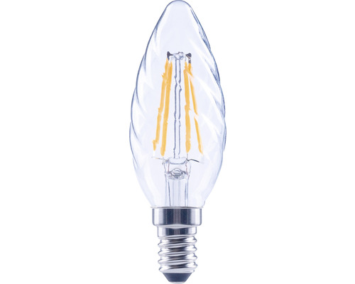 FLAIR LED Kerzenlampe gedreht dimmbar CT35 E14/2,2W(25W) 250 lm 2700 K warmweiß klar