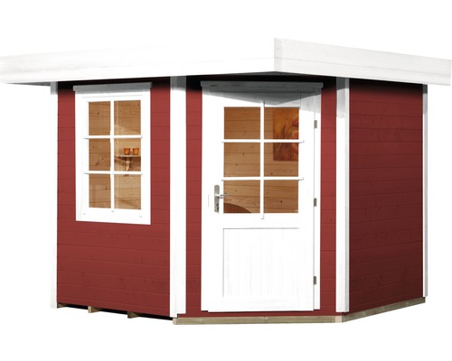 Gartenhaus mit Fenster und Tür