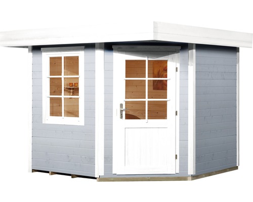 Gartenhaus aus Holz mit Fenster und Tür