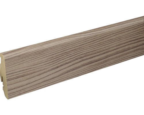 SKANDOR Sockelleiste Fichte FU60L 19 x 58 x 2400 mm Fußleiste mit Holzdekor
