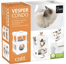 Katzenmöbel Catit Vesper Condo 48,5 x 48,5 x 80 cm weiß-thumb-1