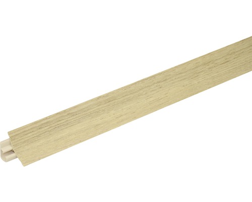 Wandabschlussleiste Eiche WAP 23 K4421 Länge: 3000 mm Sockelleiste mit Kabelkanal