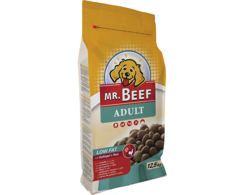 Mr. Beef Adult Trockenfutter für Hunde, 12,5 Kilogramm Packung