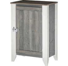 Holzgartenschrank mit Tür