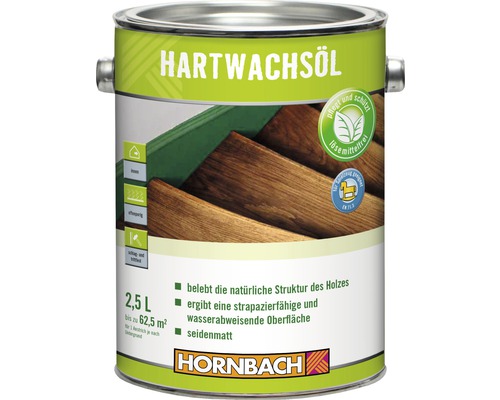 HORNBACH Hartwachsöl farblos 2.5 l HORNBACH Hartwachsöl farblos 2.5 l