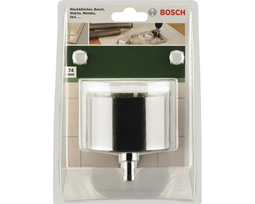Bosch Diamant-Bohrkrone 74 mm in Verpackung