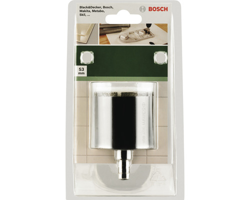 Bosch Fliesenbohrer, 53 Millimeter, verpackt