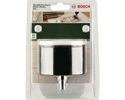 Bosch Absaugvorrichtung mit 83 Millimeter Durchmesser in Verpackung