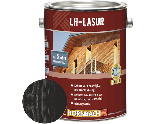 HORNBACH LH-Lasur anthrazit 2,5 L
