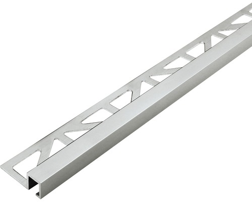 Quadrat-Abschlussprofil Squareline Titan 9 mm Länge 250 cm Höhe 9 mm