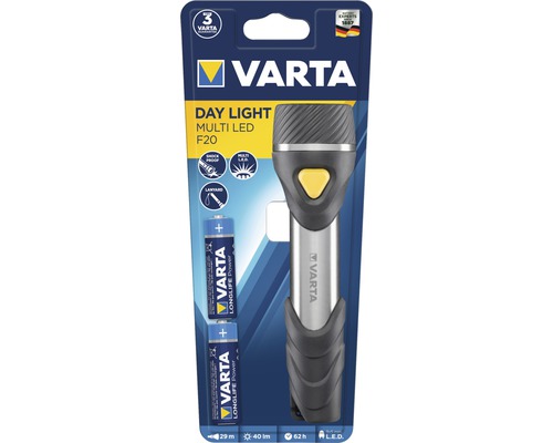 Varta Day Light Multi LED F20 Taschenlampe mit Batterien