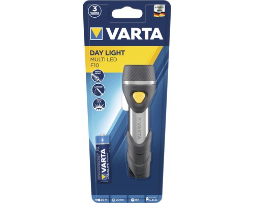 Varta Day Light Multi LED F10 Taschenlampe mit Batterie
