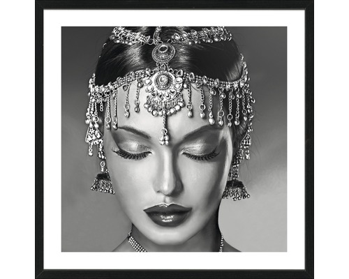 Gerahmtes Bild Oriental Woman 53x53 cm