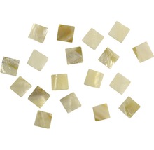 Quadratische Perlmuttmosaiksteine